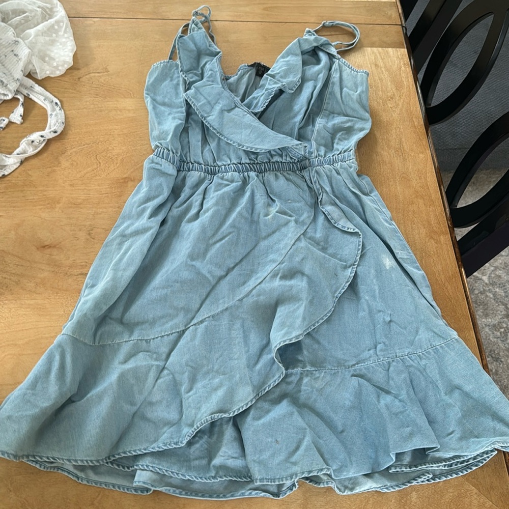 Light denim dress